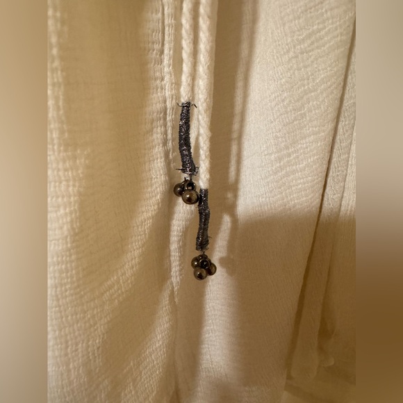 Free People Forget Me Not Rio Grande Ruffle Ivory Mini Dress - Picture 10 of 12